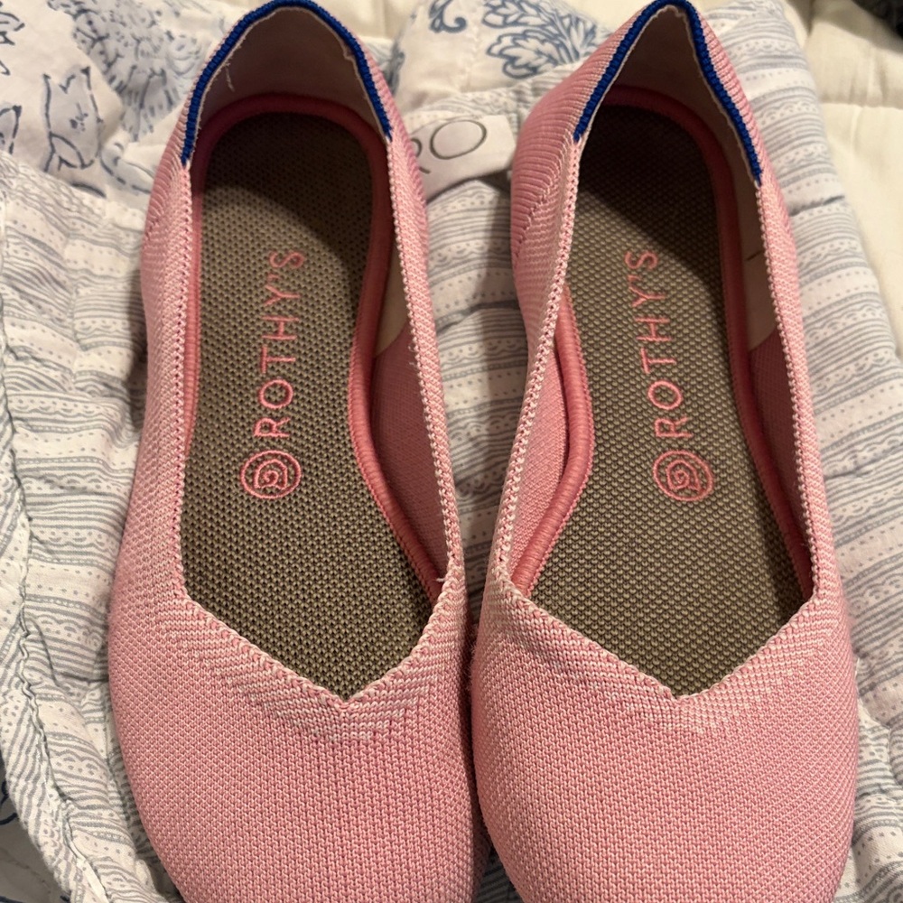 Rothy's Women’s Pink Knit Flats